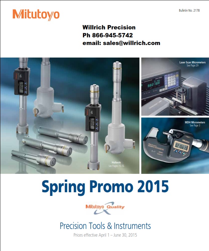 Promotions | Willrich Precision Instruments