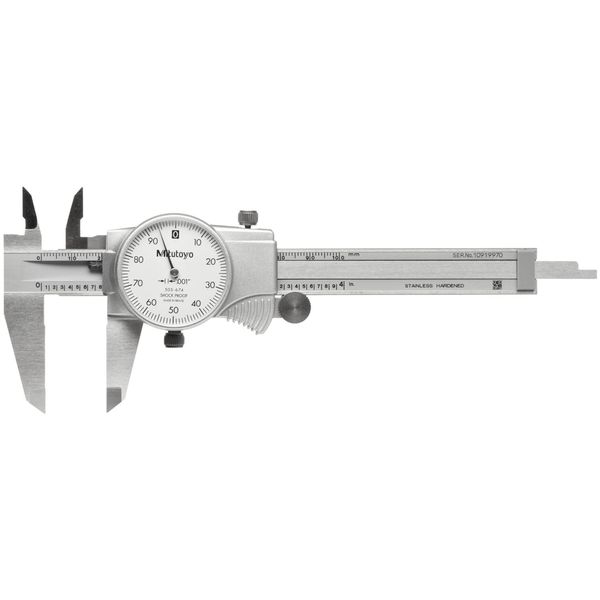 Silver for sale online 505-743 Mitutuyo Dial Caliper Micrometer 