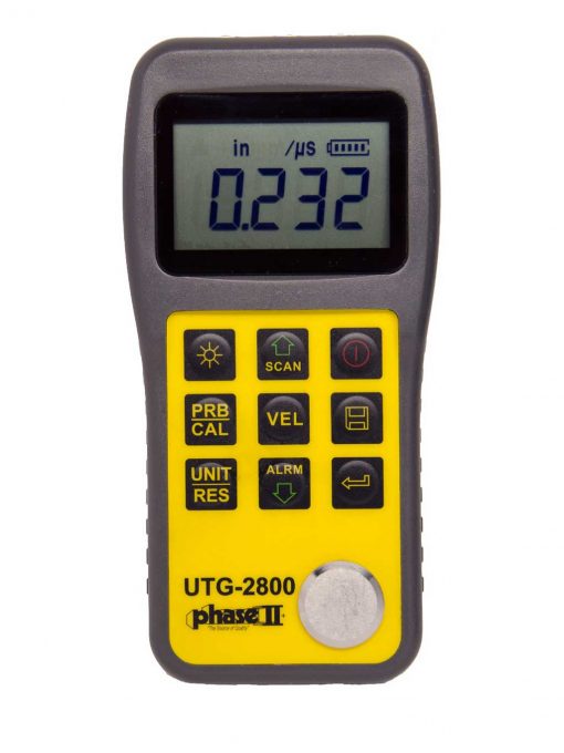 Phase II UTG-2800 Ultrasonic Thickness Gauge