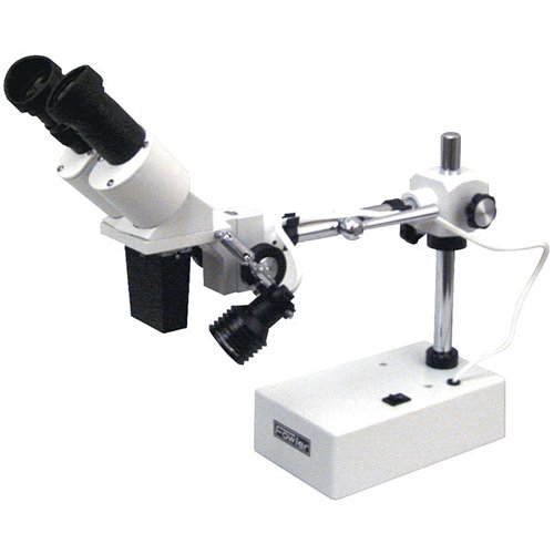 Fowler 53-640-280 Xtra Range Microscope, 10X Magnification, 2X Objectives, 5X 8X 2.5 Base Length