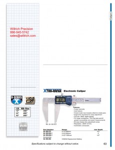 Fowler XTRA Range Electronic Caliper