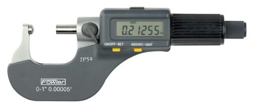Fowler Electronic Ball Anvil Micrometer