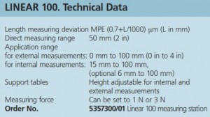 Mahr Federal Linear 100 Length Measuring Machine
