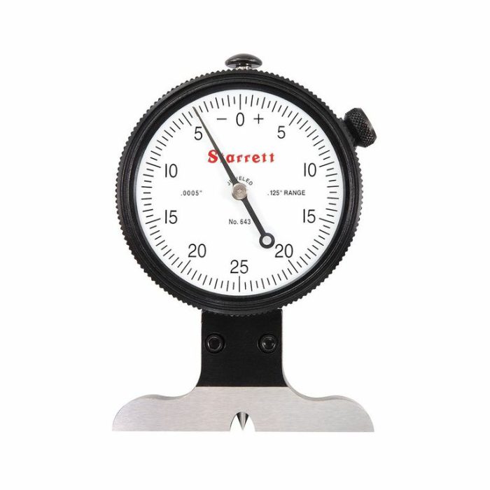 Starrett 643JZ Dial Depth Gage (643JZ) Willrich Precision Instruments